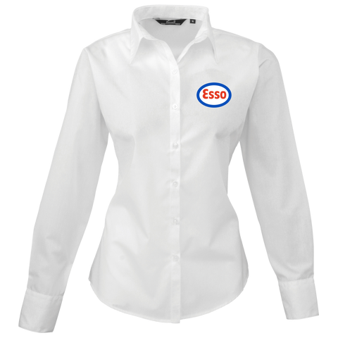 Team Esso Women's Long Sleeve Poplin Shirt