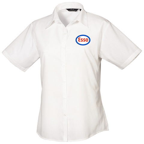 Team Esso Women's Short Sleeve Poplin Shirt